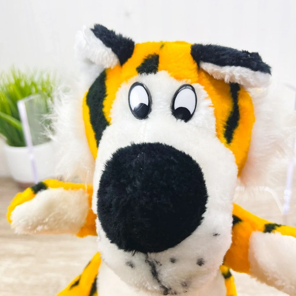 Vintage Brooklyn‎ Doll Cheetah Plush Wonky Tiger Plushie 1987